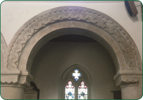 One of the Norman arches